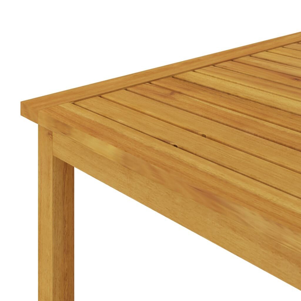 vidaXL dārza galds, 63x63x30 cm, akācijas masīvkoks cena un informācija | Dārza galdi | 220.lv