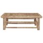 vidaXL dārza galds, 65x65x30 cm, bambuss cena un informācija | Dārza galdi | 220.lv