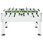 vidaXL galda futbols, 140x74,5x87,5 cm, 60 kg, tērauds, balts cena un informācija | Galda futbols | 220.lv
