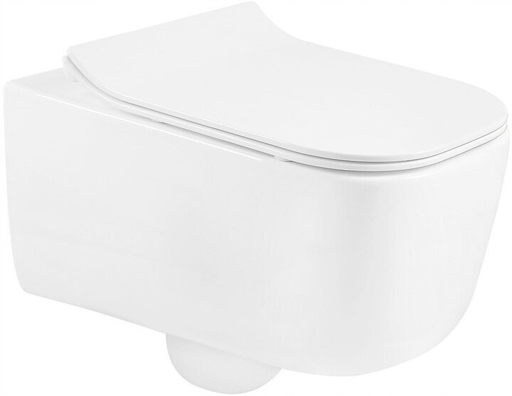 WC komplekts Mexen 5in1 Fenix Slim ar tualetes podu Stella Rimless Slim cena un informācija | Tualetes podi | 220.lv