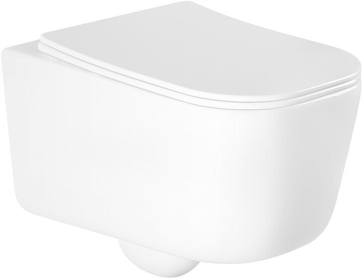 WC komplekts Mexen 5in1 Fenix Slim ar tualetes podu Stella Rimless Slim cena un informācija | Tualetes podi | 220.lv