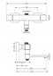 Mexen termostata vannas jaucējkrāns Cube 2, Gold cena un informācija | Jaucējkrāni | 220.lv