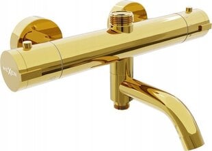 Mexen termostata vannas jaucējkrāns Kai 2, Gold cena un informācija | Jaucējkrāni | 220.lv