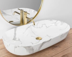 Izlietne REA Cleo 81, Shiny Marble цена и информация | Раковины | 220.lv