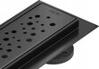 Dušas noteka Mexen Dots, Black 500 mm cena un informācija | Dušas trapi | 220.lv
