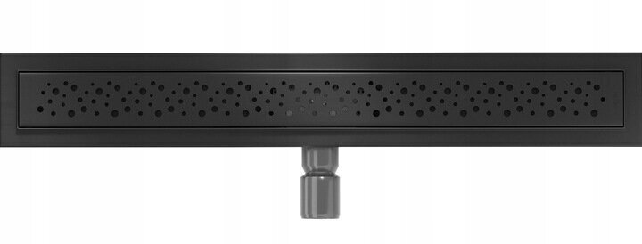Dušas noteka Mexen Dots, Black 500 mm cena un informācija | Dušas trapi | 220.lv