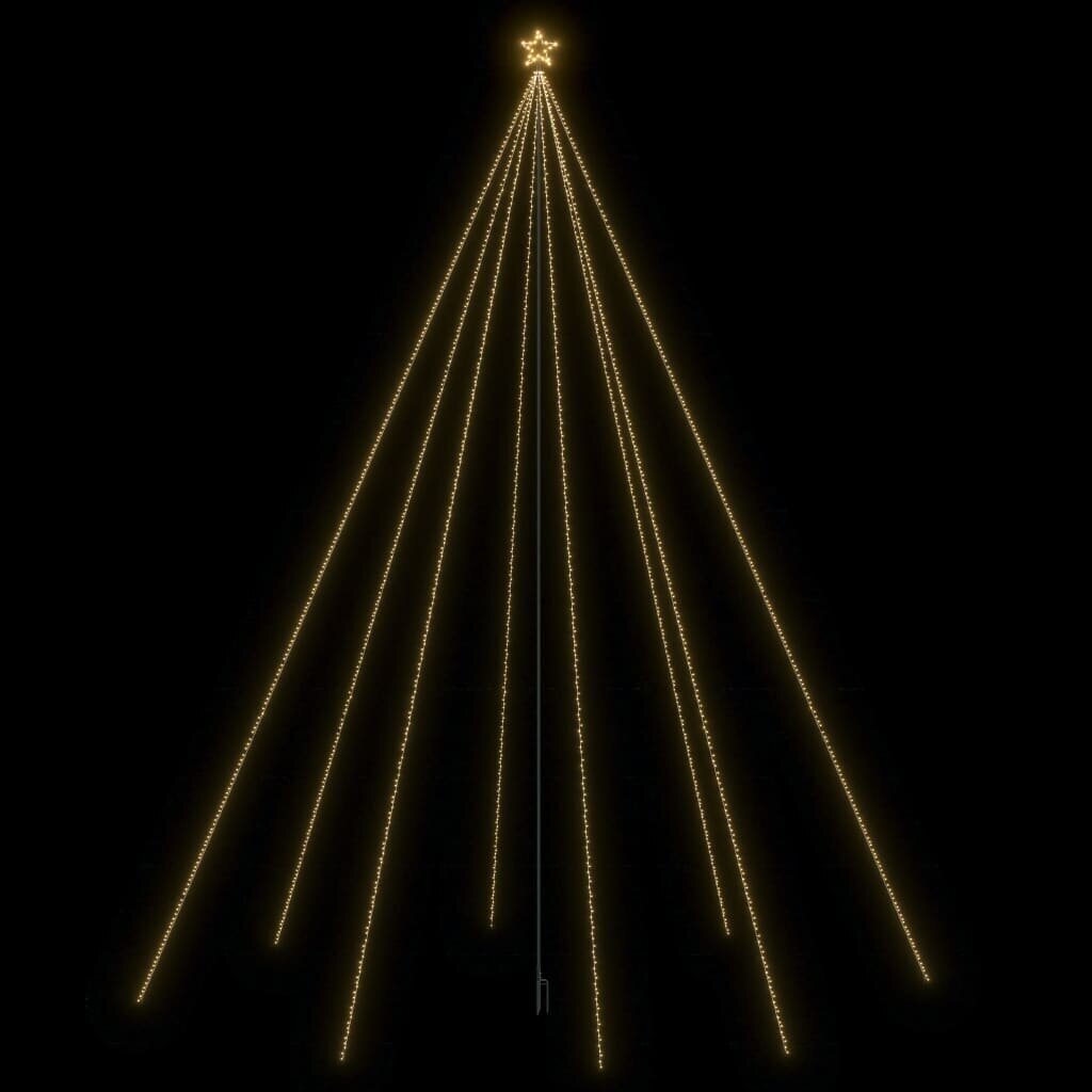 vidaXL Ziemassvētku LED koka gaismiņas, 1300 LED, 8 m cena un informācija | Ziemassvētku lampiņas, LED virtenes | 220.lv