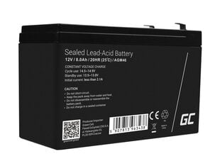 Green Cell AGM Battery 12В 8.5Ач цена и информация | Аккумуляторы | 220.lv