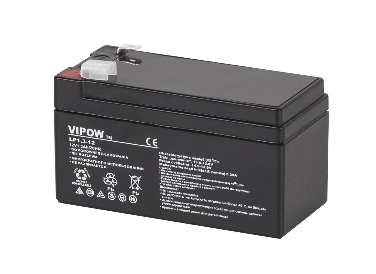 Akumulators Vipow 12V 1.3Ah цена и информация | Akumulatori | 220.lv