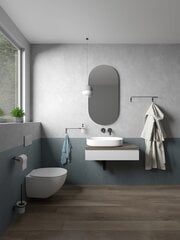 Щетка для унитаза Mini (BK) RUBINETA цена и информация | Аксессуары для ванной комнаты | 220.lv
