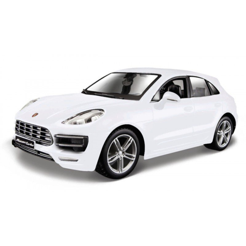 Bburago Mašīna Porsche Macan 1:24 Balta cena un informācija | Rotaļlietas zēniem | 220.lv