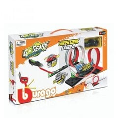 Bburago GoGear SuperSonic Launch 3in1 Playset/ Rotaļlietu komplekts 3in1 ar 1 Automašīnu цена и информация | Игрушки для мальчиков | 220.lv