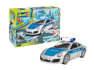 Revell - JUNIOR KIT Porsche 911 "Police", 1/20, 00818 cena un informācija | Konstruktori | 220.lv