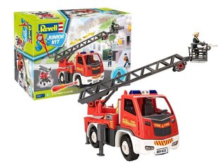 Конструктор Revell Junior Kit - пожарная машина с фигуркой пожарника - Revell, 00823 цена и информация | Конструкторы и кубики | 220.lv