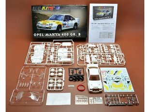 Сборная пластиковая модель Belkits - Opel Manta 400 [GG-CT 361] MOBIL, 1/24, BEL008 цена и информация | Конструкторы и кубики | 220.lv