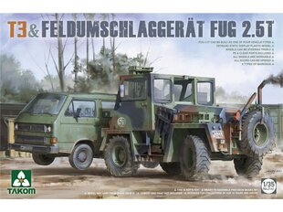 Takom - T3 & Feldumschlaggerat Fug 2.5t, 1/35, 2141 cena un informācija | Konstruktori | 220.lv