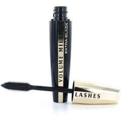 Skropstu tuša L'Oreal Paris Volume Million Lashes, Extra Black, 9 ml cena un informācija | Acu ēnas, skropstu tušas, zīmuļi, serumi | 220.lv