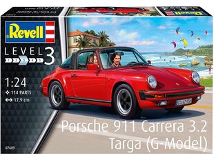 Revell - Porsche 911 G Model Targa, 1/24, 07689 cena un informācija | Konstruktori | 220.lv