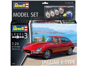 Revell - Jaguar E-Type Coupé dāvanu komplekts, 1/24, 67668 cena un informācija | Konstruktori | 220.lv