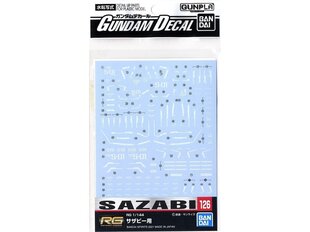 Bandai - Gundam Decal No.126 (RG) Sazabi, 61990 цена и информация | Конструкторы и кубики | 220.lv