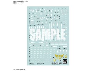 Bandai - Gundam Decal No.126 (RG) Sazabi, 61990 cena un informācija | Konstruktori | 220.lv