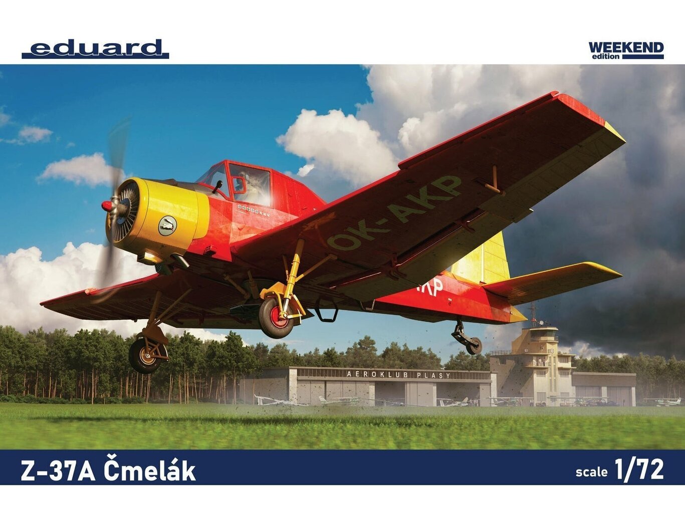 Eduard - Z-37A Čmelák Weekend edition, 1/72, 7456 cena un informācija | Konstruktori | 220.lv