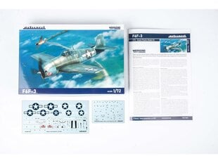 Eduard - F6F-3 Weekend edition (Grumman F6F Hellcat), 1/72, 7457 cena un informācija | Konstruktori | 220.lv