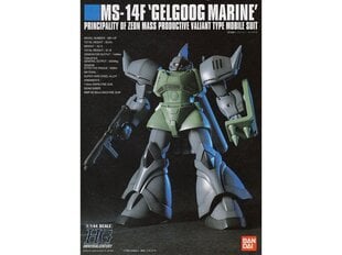 Bandai - HGUC MS-14F Gelgoog Marine, 1/144, 60966 cena un informācija | Konstruktori | 220.lv