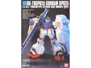 Конструктор Bandai - HGUC RX-78 GP02A Gundam GP02 PHYSALIS, 1/144, 55719 цена и информация | Kонструкторы | 220.lv