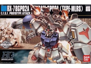 Bandai - HGUC RX-78 GP02A Gundam GP02A MLRS Specification, 1/144, 55730 cena un informācija | Konstruktori | 220.lv