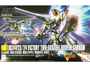 Конструктор Bandai - HGUC V2 Assault Buster Gundam, 1/144, 57751 цена и информация | Конструкторы и кубики | 220.lv