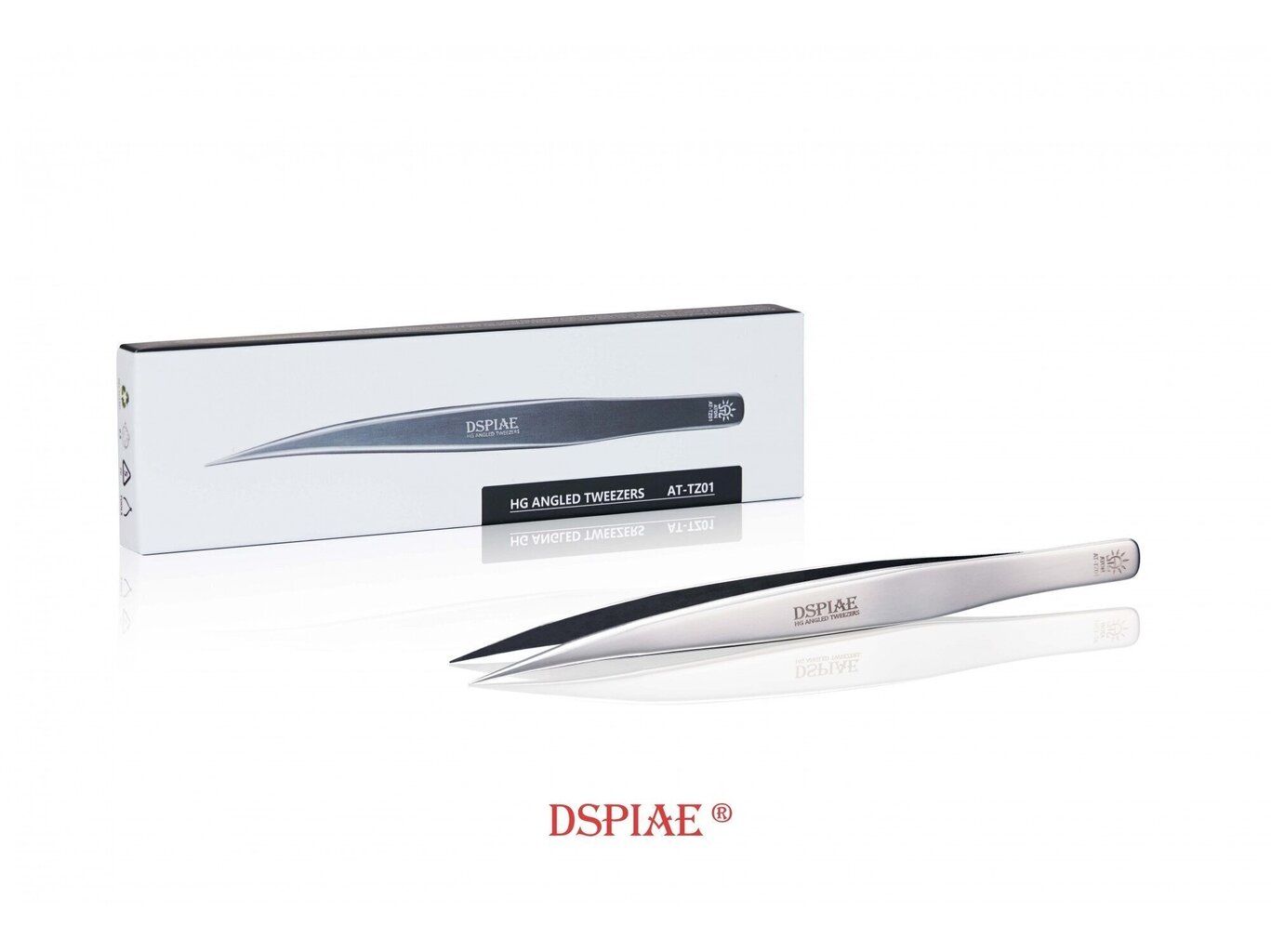 DSPIAE - AT-Z01 Thin-Tipped Tweezers (Pincetes), DS56021 цена и информация | Kosmētikas otas, sūkļi | 220.lv