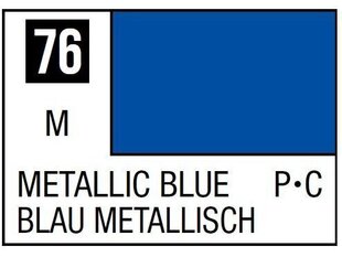 Краска Mr.Hobby - Mr.Color C-076 Metallic Blue, 10 мл цена и информация | Принадлежности для рисования, лепки | 220.lv