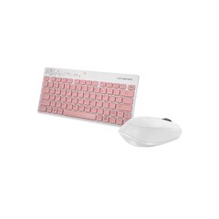 Mouse and keyboard office combo Motospeed G3000 (Pink) cena un informācija | Klaviatūras | 220.lv