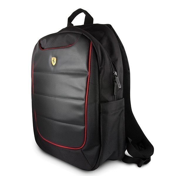 Ferrari Backpack FEBP15BK 15 &quot;black / black Scuderia цена и информация | Somas portatīvajiem datoriem | 220.lv