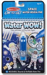 Ūdens zīmēšanas grāmata MELISSA &amp; DOUG Water Wow "Kosmoss" цена и информация | Принадлежности для рисования, лепки | 220.lv