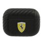 FESAPCABK Ferrari Carbon PC/PU Case for Airpods Pro Black цена и информация | Austiņu piederumi | 220.lv