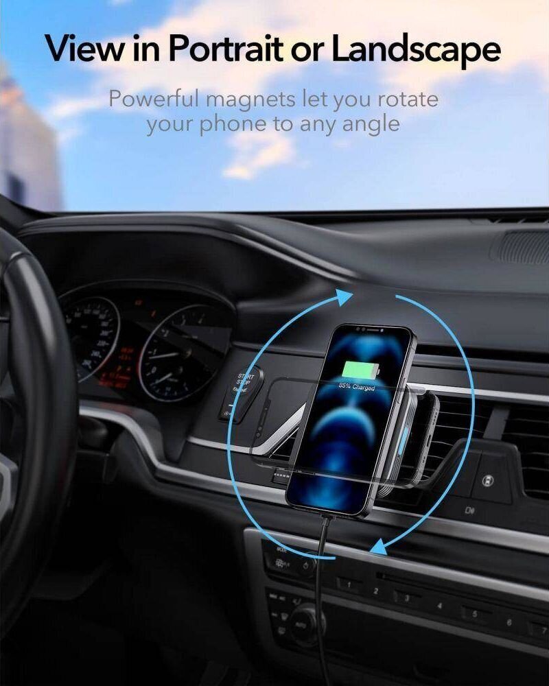 Telefona turētājs ESR HALOLOCK MAGNETIC MAGSAFE VENT CAR MOUNT