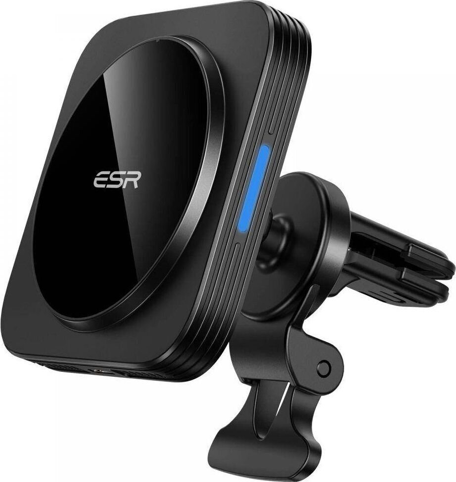 ESR HALOLOCK MAGNETIC MAGSAFE VENT CAR MOUNT BLACK cena un informācija | Auto turētāji | 220.lv