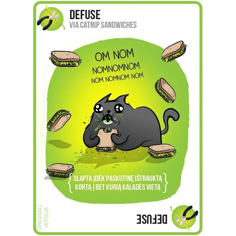 Galda spēle Exploding kittens, LT cena un informācija | Galda spēles | 220.lv