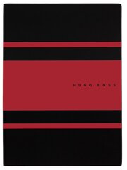 Piezīmju grāmatiņa Hugo Boss A5, melna ar sarkanām detaļām цена и информация | Hugo Boss Товары для детей и младенцев | 220.lv