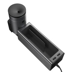 <p>Органайзер консоли для подлокотника Baseus Deluxe dual USB, металлический, черный CRCWH-A01</p>
 цена и информация | Авто принадлежности | 220.lv