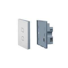 Интеллектуальный коммутатор Broadlink T2CS-UK/EU-2 WI-FI SMART LIGHT SWITCH BroadLink (2-канальный) цена и информация | Камеры видеонаблюдения | 220.lv