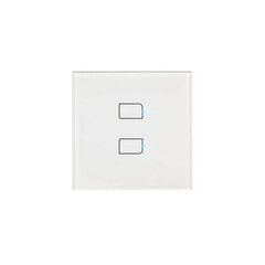 WI-FI SMART LIGHT SWITCH TC3-EU-2 BroadLink (2-channel) cena un informācija | Novērošanas kameras | 220.lv