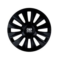 Колпаки OMP Magnum Speed Чёрный 13" (4 шт) цена и информация | Колпаки на колеса | 220.lv