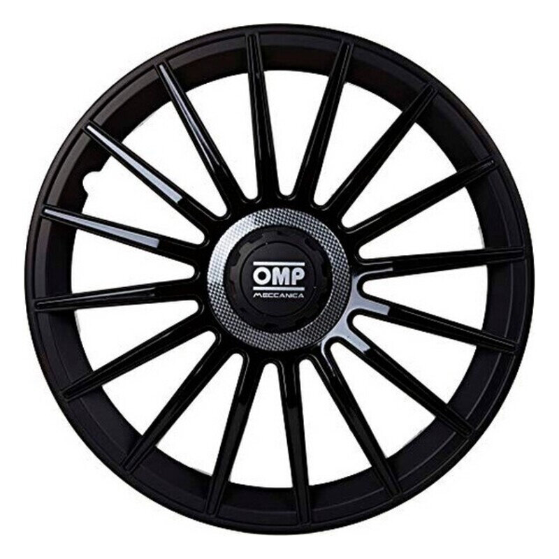 Mototransporta pārsegs OMP OMP1415 Melns 14" (4 uds) cena un informācija | Dekoratīvie diski | 220.lv