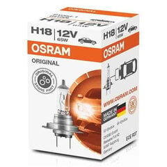 Automašīnas spuldze OS64180L Osram OS64180L H18 65W 12V (10 pcs) cena un informācija | Auto spuldzes | 220.lv