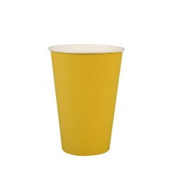 Бумажные стаканы Eko, 200 мл, 20 шт., жёлтые цена и информация | Праздничная одноразовая посуда | 220.lv