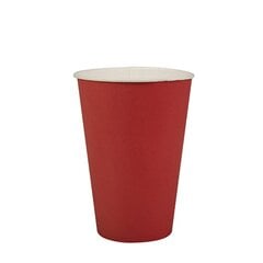 Бумажные стаканы Eko, 200 мл, 20 шт., красные цена и информация | Праздничная одноразовая посуда | 220.lv