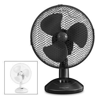 Galda ventilators, TVE 8, melns cena un informācija | Ventilatori | 220.lv